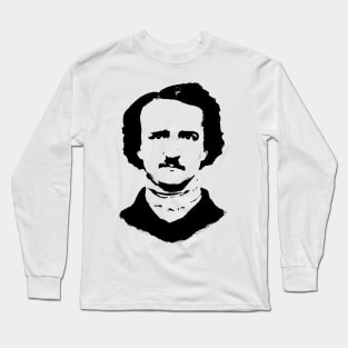 Edgar Allan Pop Art Portrait Long Sleeve T-Shirt